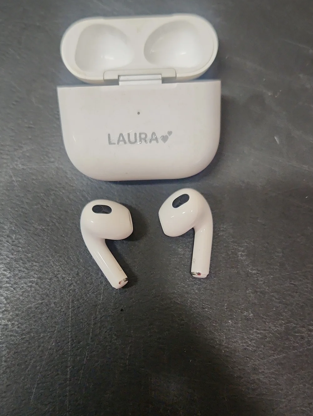 White Wireless Earbuds with Charging Case
